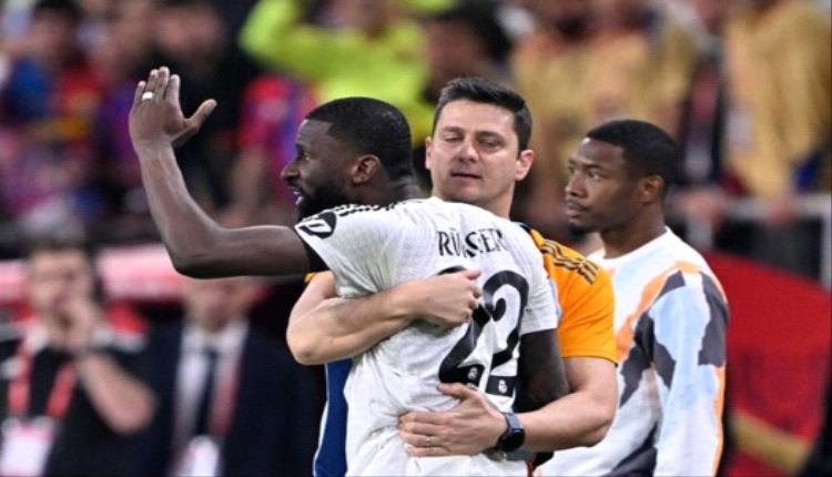 روديغير يودع موسم ريال مدريد والمانيا بسبب الإيقاف والجراحة المرتقبة