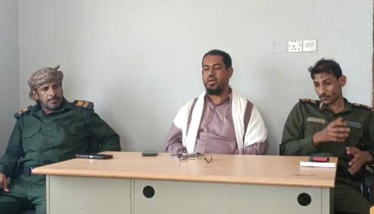 بحضور اليوسفي وباسندوه و المسعودي ..عقد لقاء توعوي هام في إدارة أمن مديرية خنفر