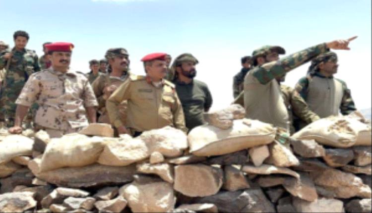 العميد الحارثي والمقدم النقيب يشيدان بجاهزية ومعنويات أبطال قواتنا في جبهة عين الحدودية