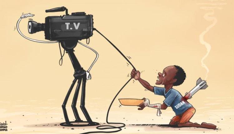الحدث بالكاريكاتير:معاناة الأطفال جراء الحرب في السودان