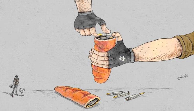 الحدث بالكاريكاتير:يحدث في غزة