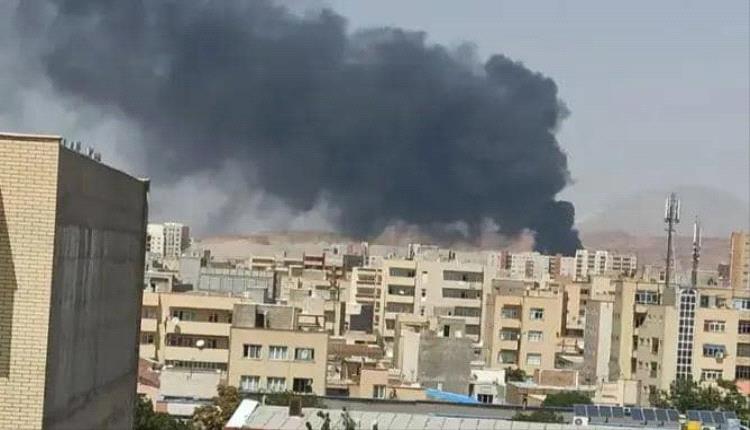 إيران.. حريق قرب مطار تبريز ومحاولات للسيطرة عليه