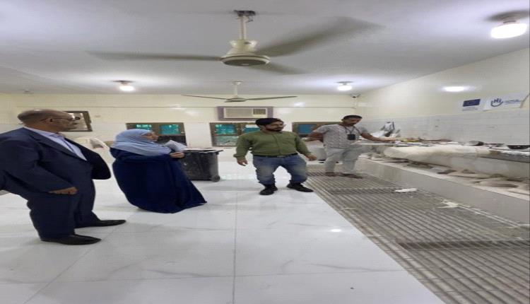اللجنة الاستشارية للصحة في المجلس الانتقالي تواصل نزولها إلى مركز الأطراف والعلاج الطبيعي في المنصورة بعدن