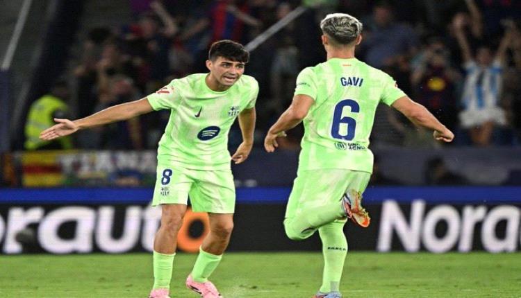برشلونة يقلب تأخره أمام ليفانتي إلى فوز مثير في الليجا الإسبانية