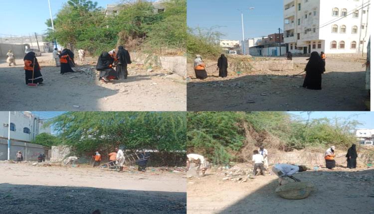 إستمرار حملة النظافة لشوارع وأحياء مدينة جعار  مديرية خنفر