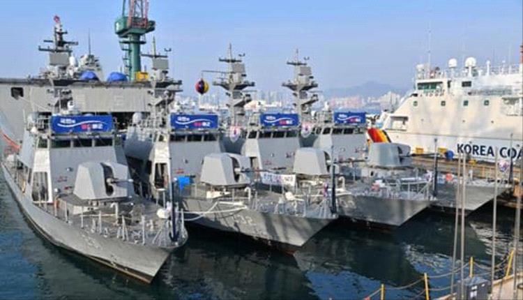 كوريا الجنوبية تطلق أربع سفن دورية متطورة لتعزيز قدراتها البحرية