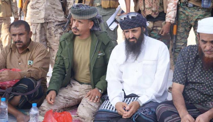قيادة عملية «الحسم» بأبين تلتقي مشايخ وأعيان المنطقة الوسطى وتؤكد المضي في تطهير المحافظة من الإرهاب