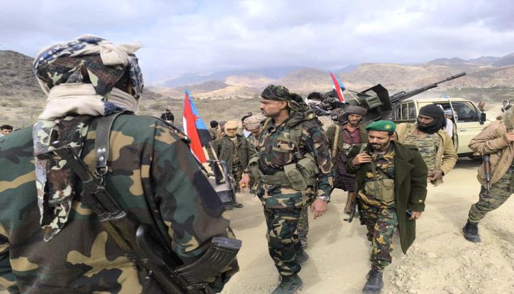 قوات الحزام الأمني بأبين تواصل تمشيط وادي عومران ووادي جنن وتسيطر على جميع المواقع