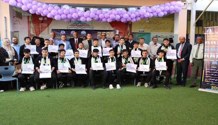 مدارس سماء عدن تستقبل طلابها الفائزين بالمركز الأول في مسابقة التحدي العالمي للروبوت