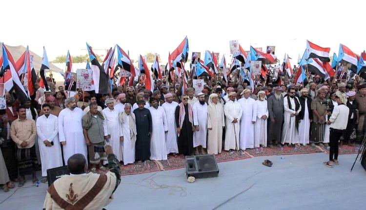 المهرة: حشود سيحوت تنضم إلى ساحة الاعتصام لدعم إعلان دولة الجنوب العربي