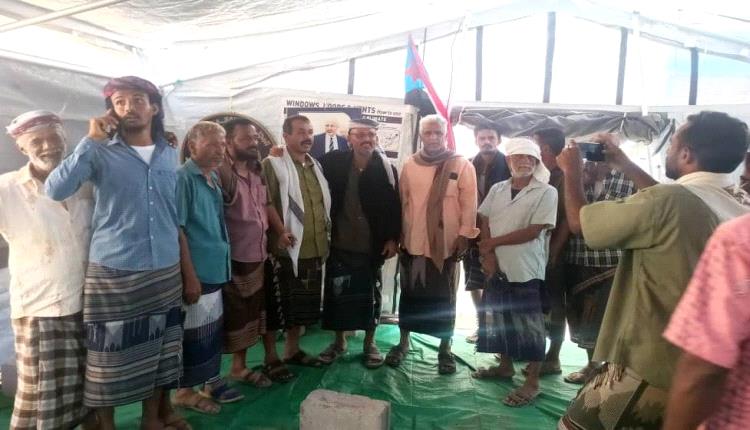 استمرار فعاليات الاعتصام في مديرية طور الباحة بمحافظة لحج