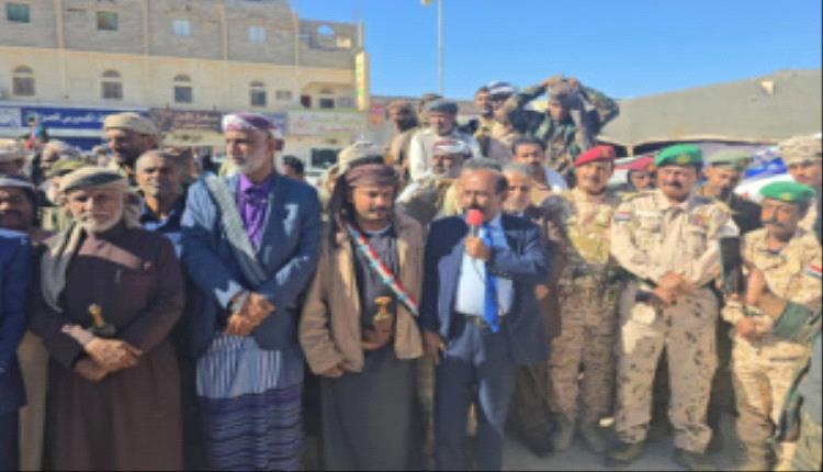 قيادات عسكرية وأمنية تعلن انضمامها لمخيم الاعتصام المفتوح بشبوة