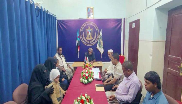 رئيس تنفيذية انتقالي تريم يلتقي إدارة مركز إرادة لذوي الإعاقة الذهنية