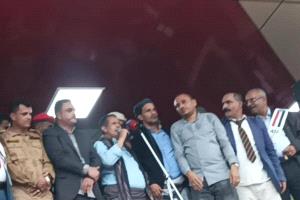 استجابة لدعوة رئيس انتقالي لحج حشود جماهيرية غفيرة من أبناء رباعية ردفان تزحف إلى ساحة العروض بعدن لمطالبة الرئيس القائد عيدروس الزبيدي بإعلان دولة الجنوب العربي