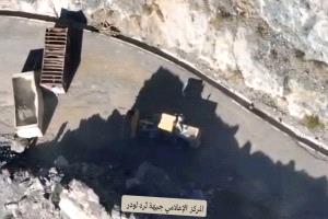 بعد تصريح الرئيس الزبيدي بالتحرك لتحرير مكيراس.. الحوثيون يفجرون طريق ثره في خطوة يائسة