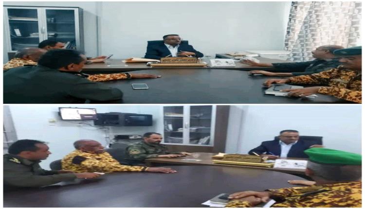 عدن /  القاضي وجدي: يناقش الخطة الامنية مع قيادة الاجهزة الامنية بالمديرية