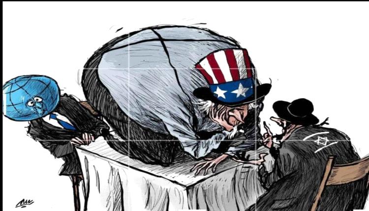 الحدث بالكاريكاتير: أمريكا واستمرار الدعم للكيان الغاصب