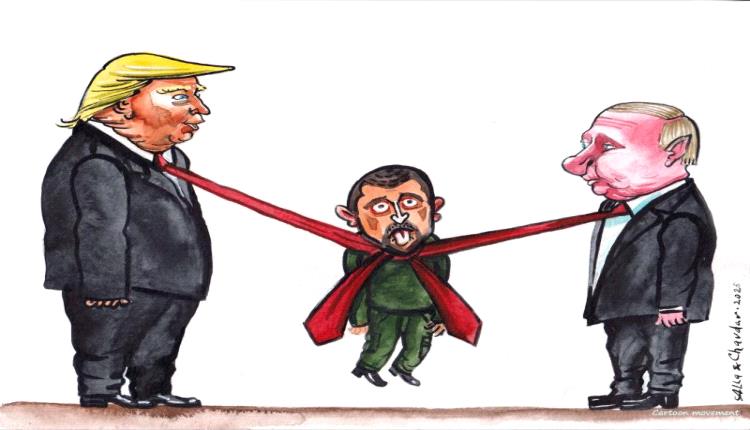 الحدث بالكاريكاتير:محادثات السلام