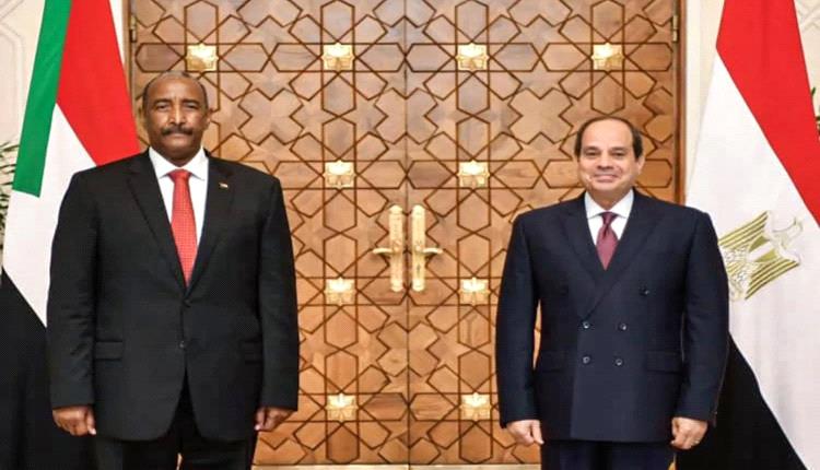 السيسي و البرهان يبحثان جهود استعادة السلام والاستقرار في السودان