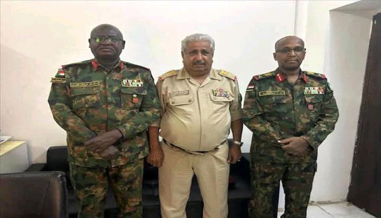 اللواء الشعناء يلتقي مدير العلاقات والتعاون الدولي بالقوات المسلحة السودانية