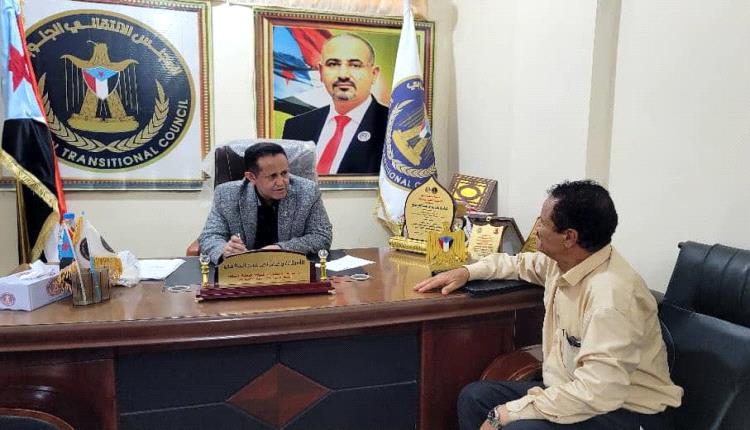 رئيس انتقالي لحج يناقش أوضاع مديرية كرش والتحديات التي تواجه قيادتها