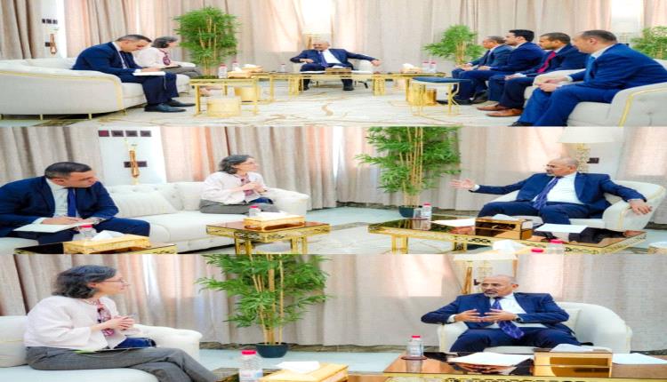 الرئيس الزُبيدي يبحث مع سفيرة فرنسا تطورات المشهد السياسي والاقتصادي في البلاد