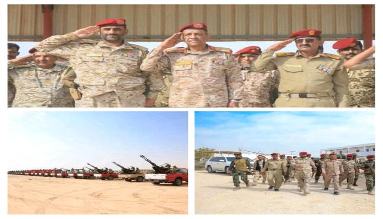 قائد المنطقة العسكرية الثانية يتفقد قيادة محور الغيضة ولوائي الشرطة العسكرية و 137مشاه ومدرسة القتال وكتيبة الاحتياط