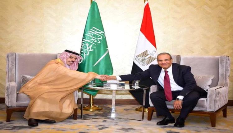 وزيرا خارجية مصر والسعودية يبحثان جهود وقف إطلاق النار في غزة