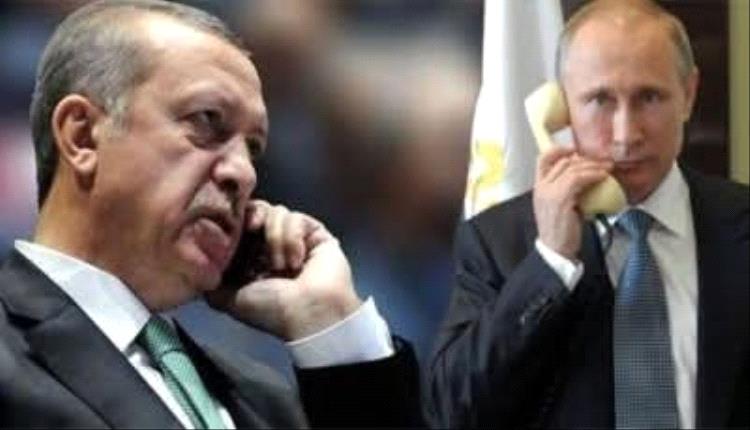 أردوغان يهاتف بوتين لبحث العلاقات الثنائية و أوكرانيا و سوريا