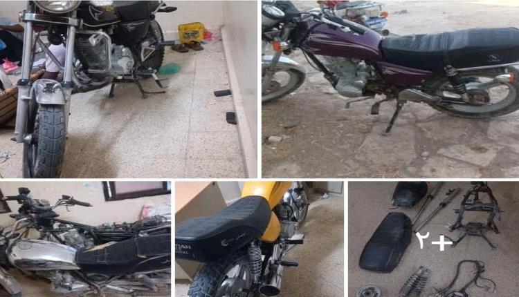 ضبط عصابة محترفة بسرقة الدراجات النارية في باعبود وبحوزتهم 5 دراجات مسروقة