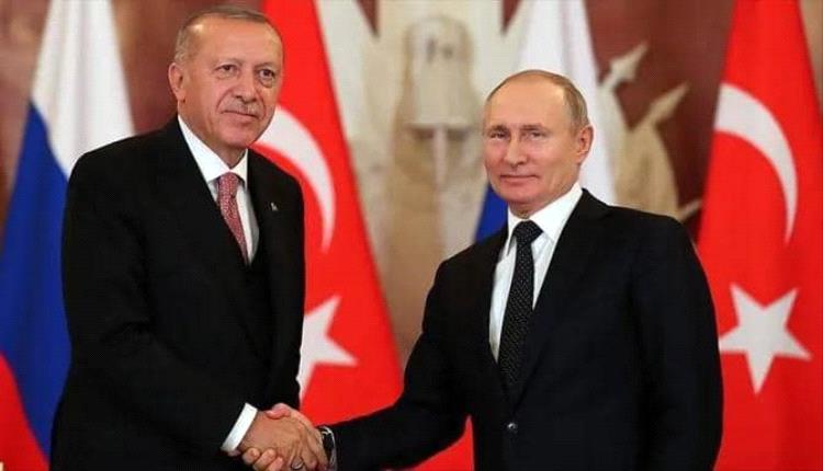 بوتين وأردوغان يبحثان الأوضاع في سوريا وأوكرانيا