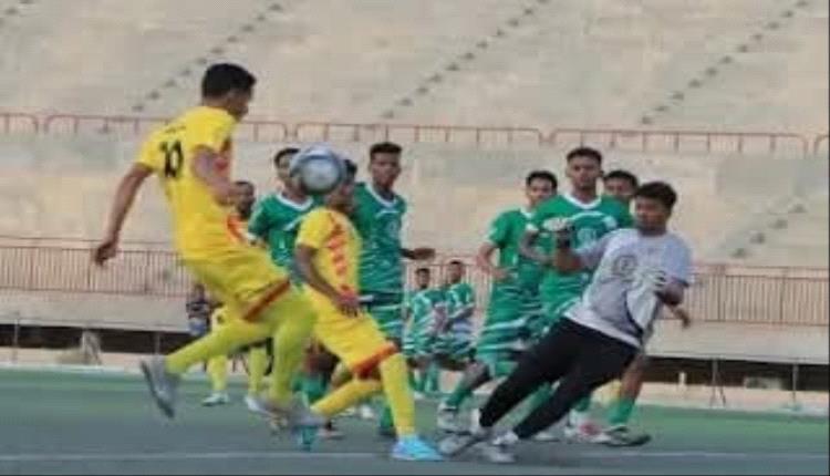 البرق يحصد بطاقة التأهل للدور الثاني على حساب شبام في الدوري التنشيطي لأندية حضرموت الوادي