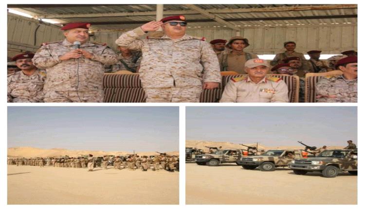 قائد المنطقة العسكرية الأولى يتفقد اللواء 11 حرس حدود في ثمود ضمن خطة تعزيز الأمن في المديريات الصحراوية