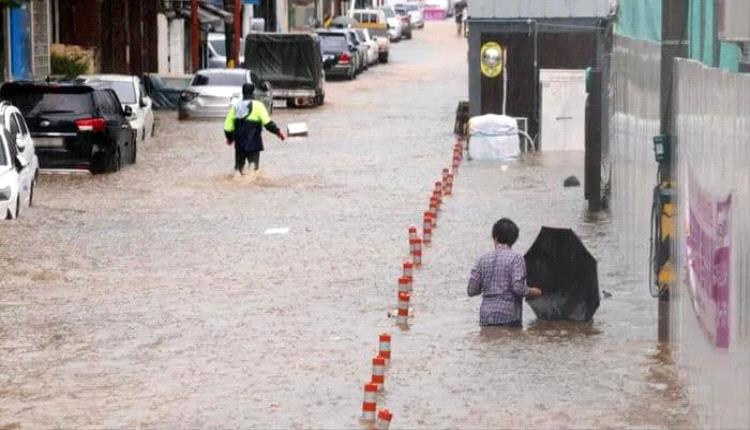 كوريا الجنوبية.. وفاة 18 على الأقل جراء أمطار غزيرة