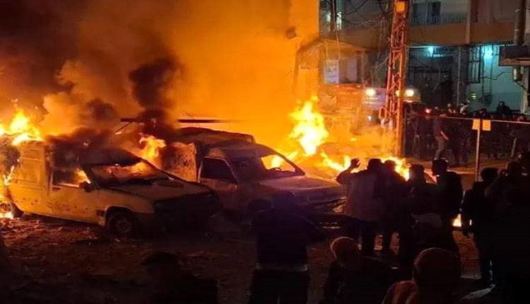 الطيران الإسرائيلي يشن غارات عنيفة على عدة بلدات لبنانية