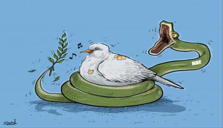 الحدث بالكاريكاتير:السلام في الشرق الأوسط