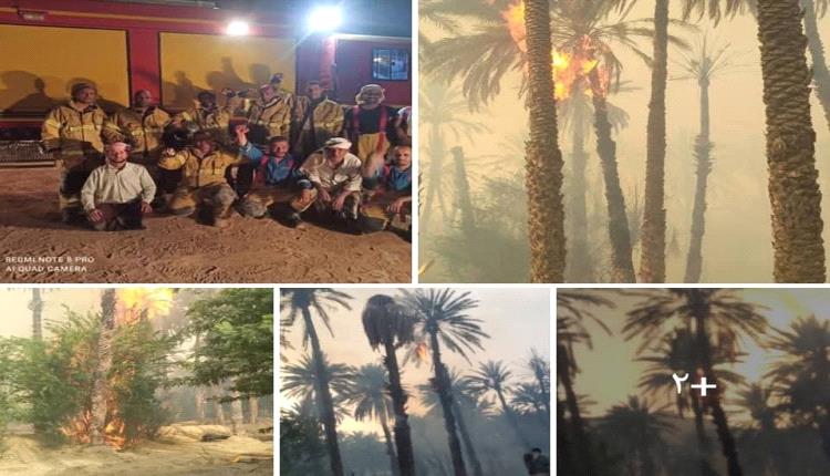 مدير عام ساه يشيد بسرعة استجابة فريق الإطفاء التابع لشركة بترومسيلة في إخماد أكبر حريق نخيل شهدته المديرية