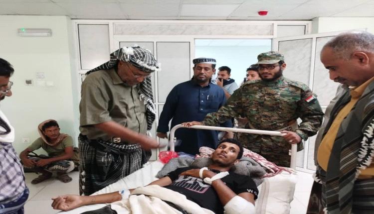 جرفوش واليوسفي يقومان بزيارة عيدية للمرضى بهيئة الرازي في أول ايام عيد الاضحى المبارك