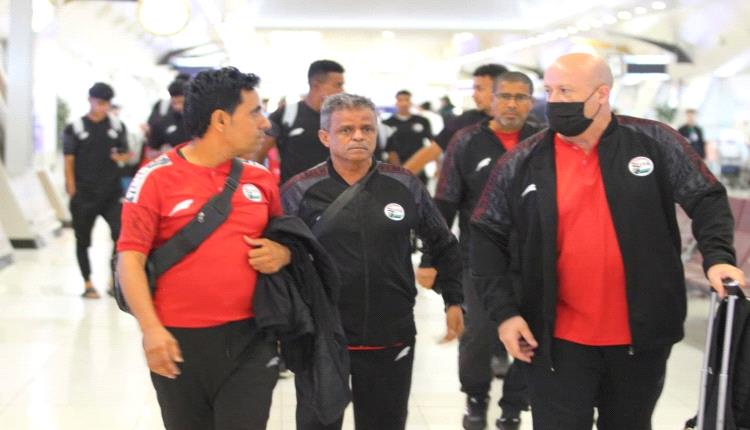 بعثة المنتخب الوطني تصل #الكويت استعداداً لمواجهة لبنان في تصفيات كأس آسيا 2027