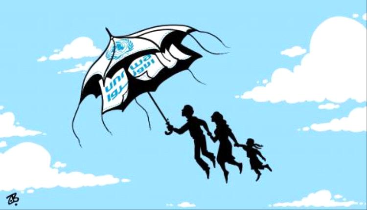 الحدث بالكاريكاتير: الأونروا في غزة