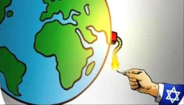 الحدث بالكاريكاتير: إس رائيل تشعل فتيل الكرة الأرضية