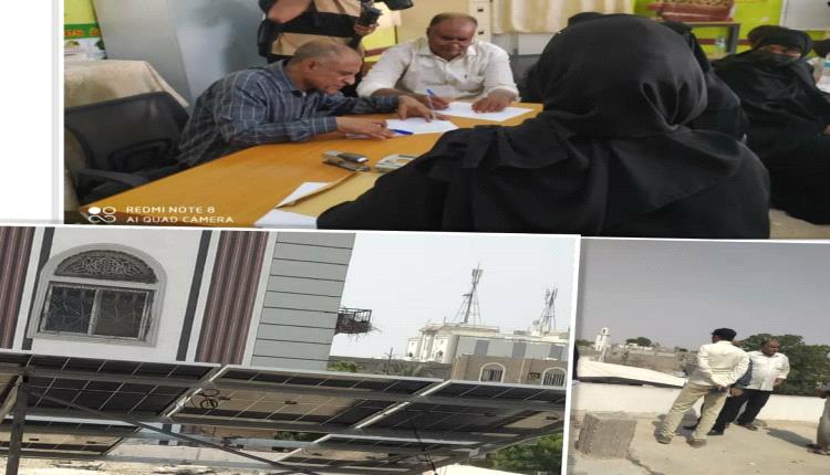 بجاش يُسلم مشروع منظمة البحث عن أرضية مشتركة المتدخل لدعم التعليم بمدرسة سامية مبروك بمديرية تبن.