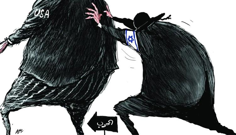 الحدث بالكاريكاتير:لازم الدخول بالحرب