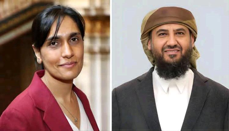 المحرّمي يناقش مع السفيرة البريطانية مستجدات الأوضاع على الساحة الوطنية.