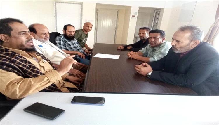 مدير عام خنفر يستقبل مدير عام  مكتب الصحة أبين في  مركز دحر الملاريا والمركز الصحي بالمخزن مديرية خنفر