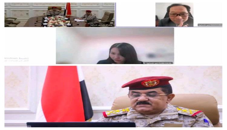 الفريق الركن محسن الداعري يبحث مع السفير الياباني مستجدات الاوضاع في اليمن