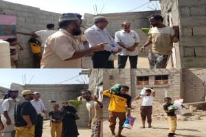 اتحاد الجمعيات والمؤسسات يدعم أسرة فقيرة بعد أن تعرض منزلها للحريق