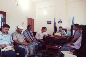 تنفيذية انتقالي أبين تعقد اجتماعها الدوري الأول لشهر يونيو وتؤكد أن فتح طريق ثرة شأن سيادي