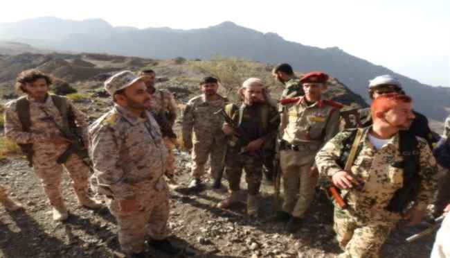 الضالع: قيادة اللواء 191 مشاة تنفذ زيارات عيدية للأبطال المرابطين في جبهة مريس
