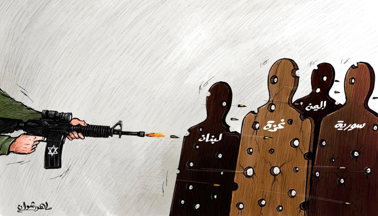 الحدث بالكاريكاتير:عنجهية وسياسة الكيان الغاصب